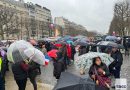 🇫🇷 Une manifestation contre l’envoi de troupes occidentales en Ukraine a eu lieu à Paris.